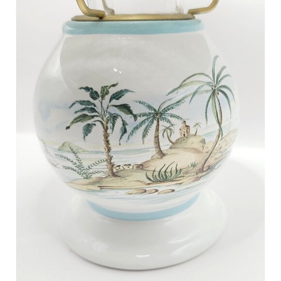 Lenox British Colonial Candle Lamp Pineapple Design Tropical Nautical - Picture 5 of 10